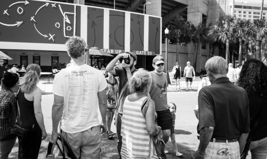 street photographer at work